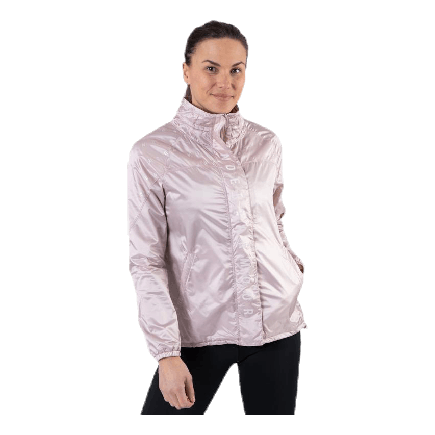 Athlete Recovery Woven Iridescent Jacket Pink