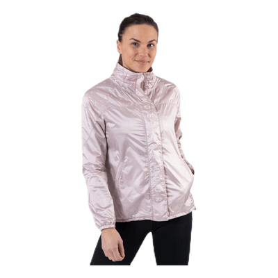 Athlete Recovery Woven Iridescent Jacket Pink