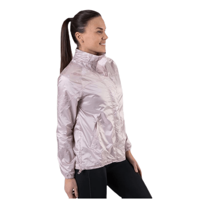 Athlete Recovery Woven Iridescent Jacket Pink
