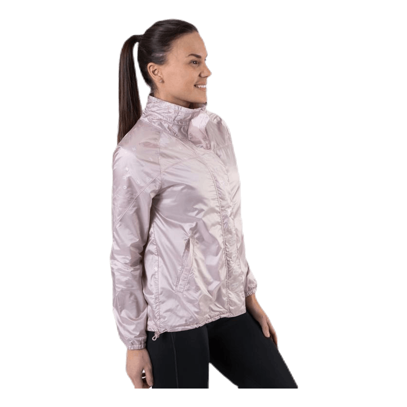 Athlete Recovery Woven Iridescent Jacket Pink