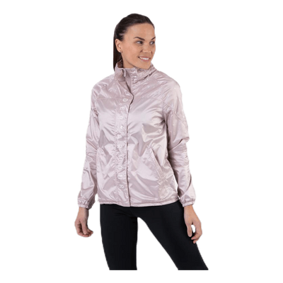 Athlete Recovery Woven Iridescent Jacket Pink