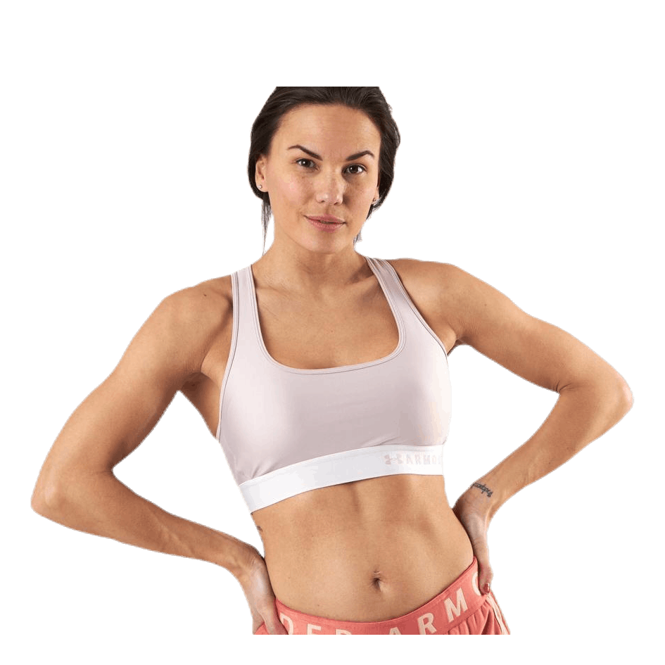 Armour Mid Crossback Bra Pink