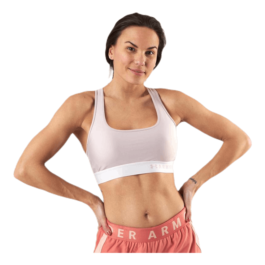 Armour Mid Crossback Bra Pink