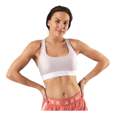 Armour Mid Crossback Bra Pink
