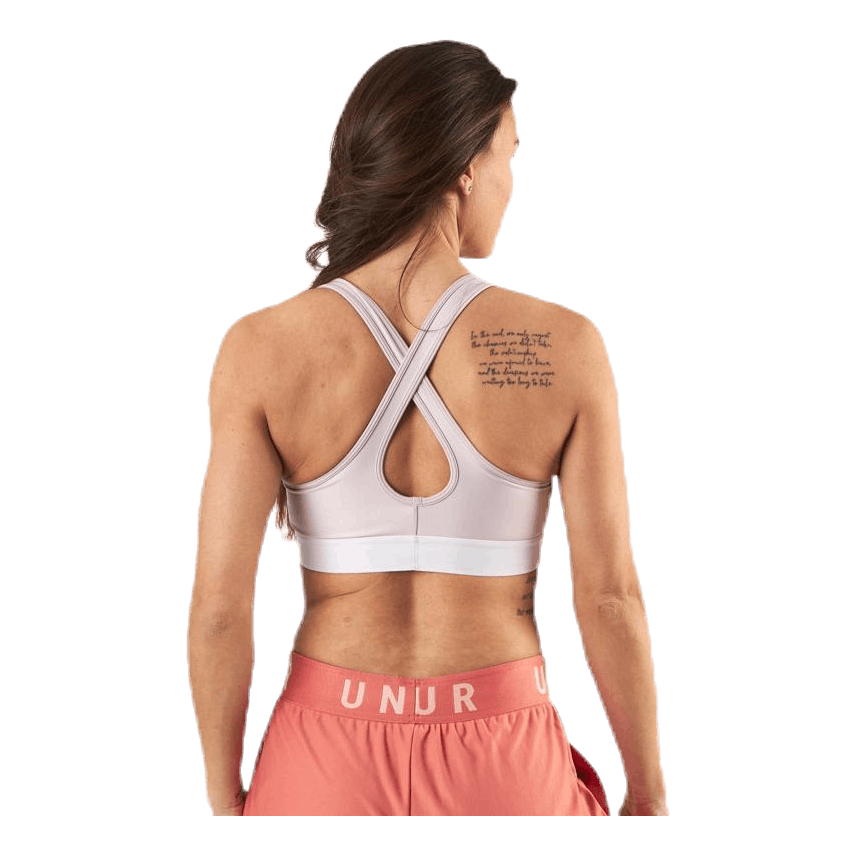 Armour Mid Crossback Bra Pink