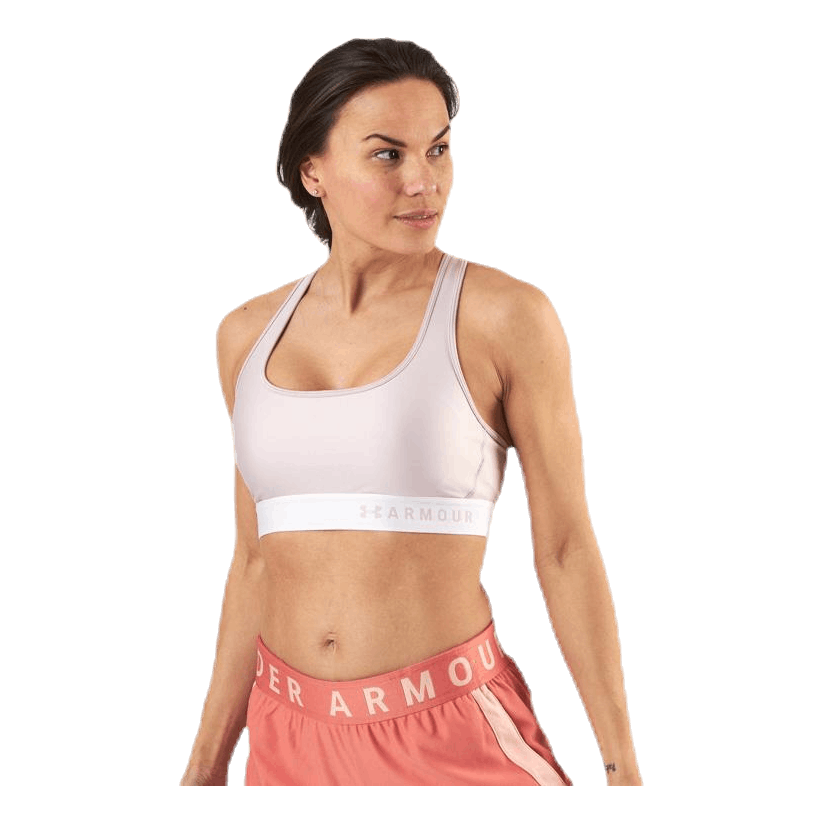 Armour Mid Crossback Bra Pink