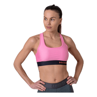 Armour Mid Crossback Bra Pink