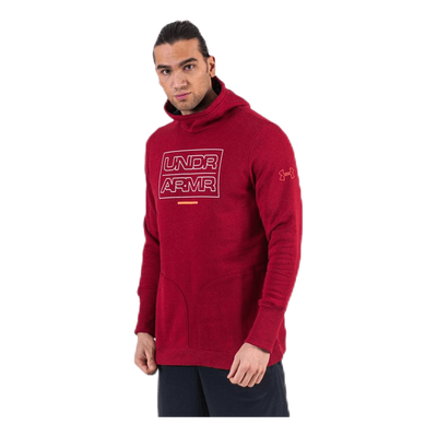 Baseline Fleece PO Hood Red