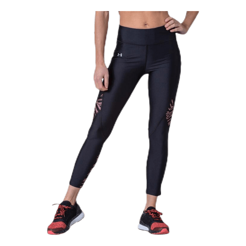 HG Armour Printed Panel Ankle Crop Black