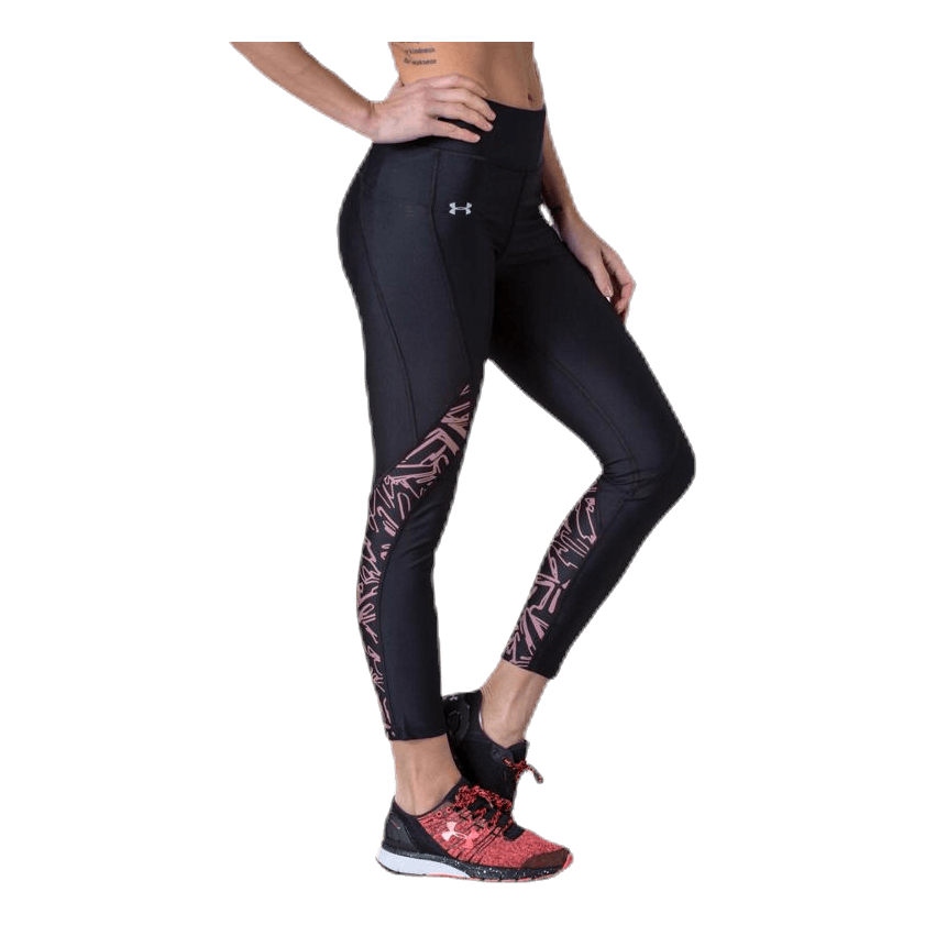 HG Armour Printed Panel Ankle Crop Black