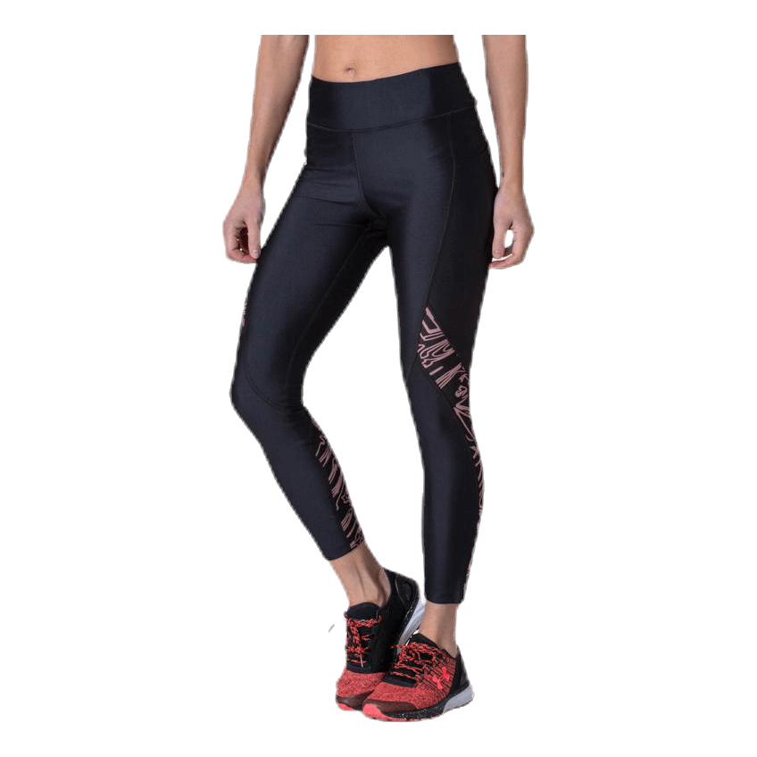 HG Armour Printed Panel Ankle Crop Black