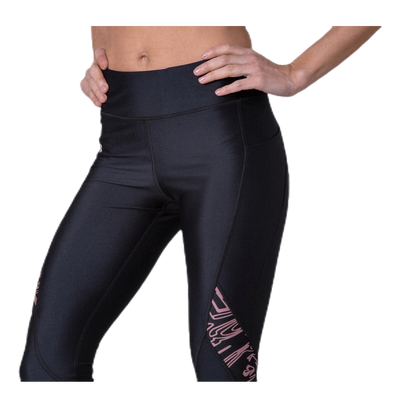 HG Armour Printed Panel Ankle Crop Black