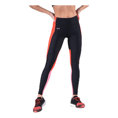 UA HG Armour Perforation Inset Leggings Black