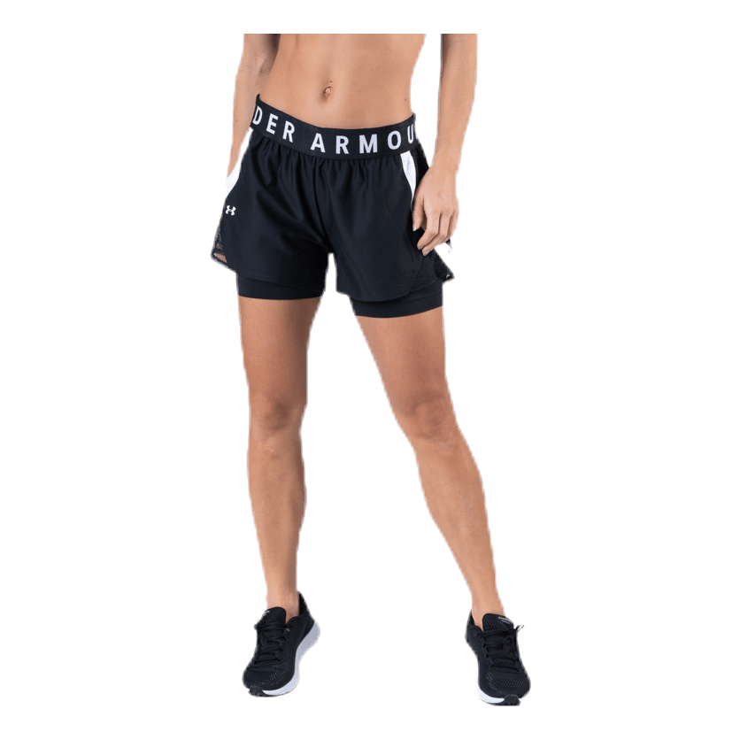 Play Up 2-in-1 Shorts Black