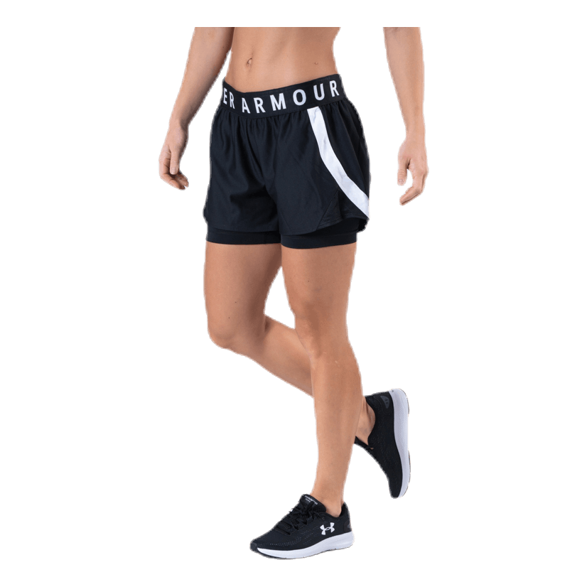 Play Up 2-in-1 Shorts Black