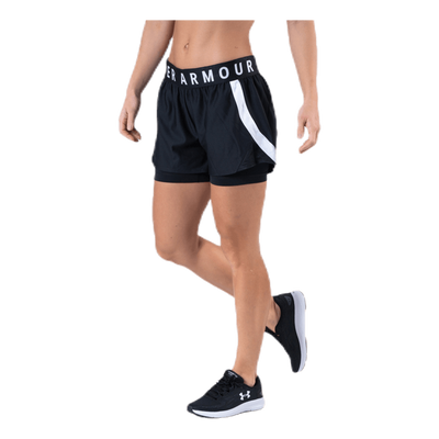 Play Up 2-in-1 Shorts Black