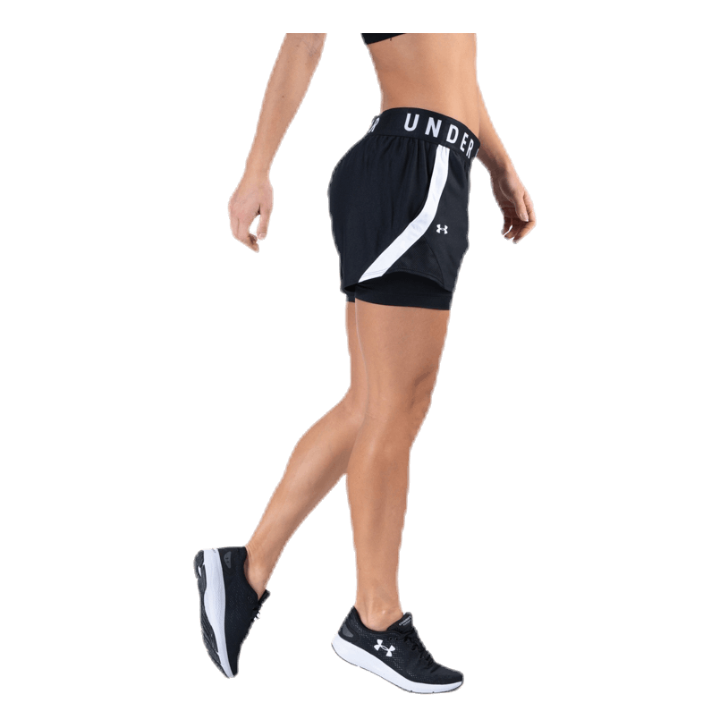 Play Up 2-in-1 Shorts Black