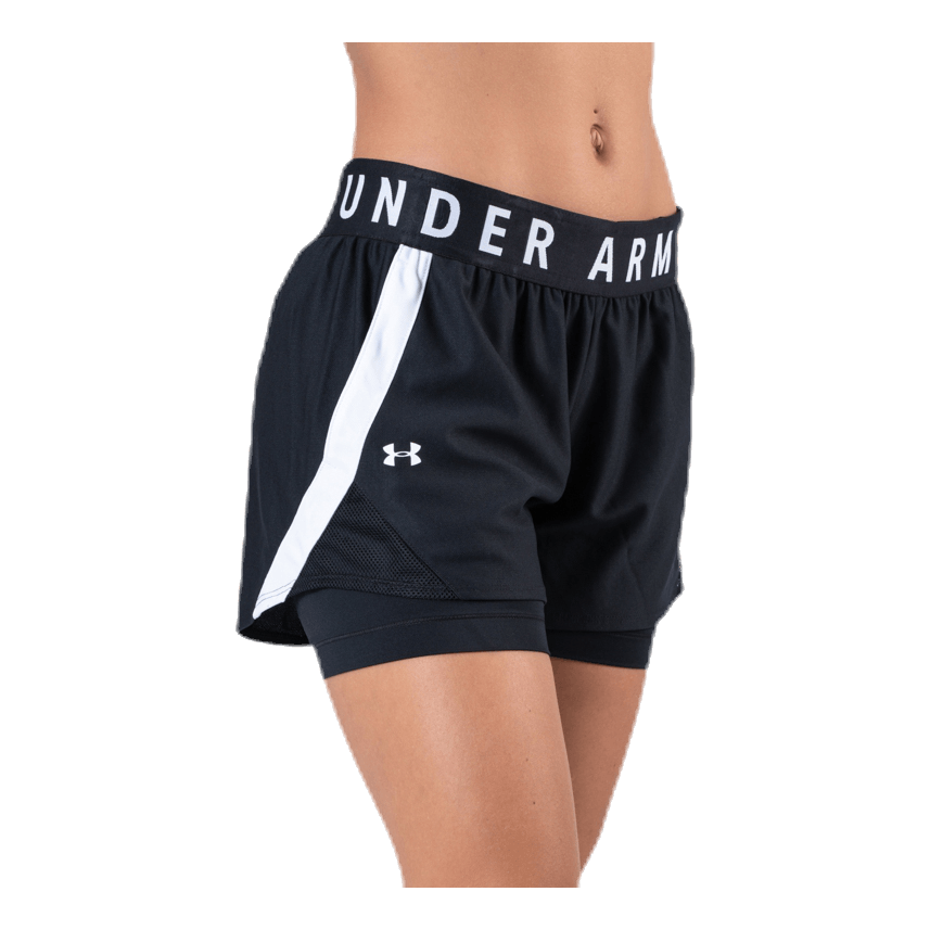 Play Up 2-in-1 Shorts Black