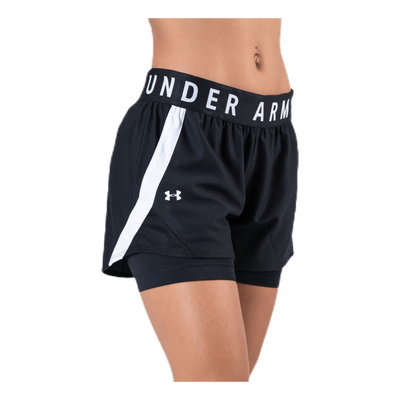 Play Up 2-in-1 Shorts Black