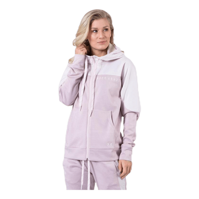 Recover Knit FZ Hoodie Pink