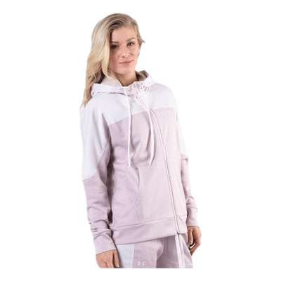Recover Knit FZ Hoodie Pink