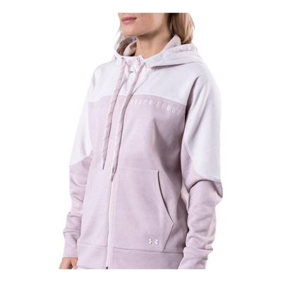 Recover Knit FZ Hoodie Pink