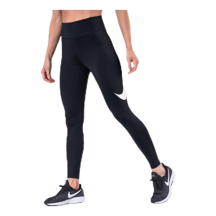 7/8 Swoosh Run Tight Black
