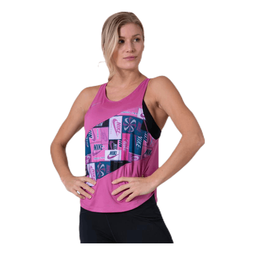 Icon Clash Singlet Pink