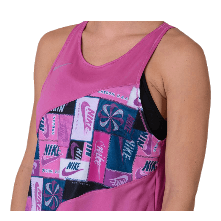 Icon Clash Singlet Pink
