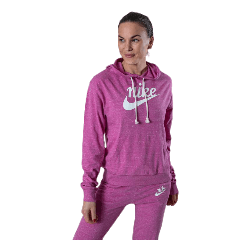 Gym Vintage Hoodie Pink