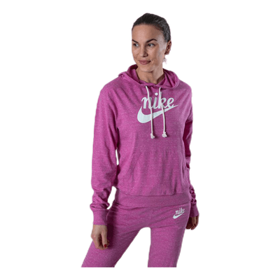 Gym Vintage Hoodie Pink