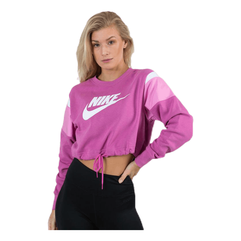 Nsw Heritage Crew Flc Sb Pink/White