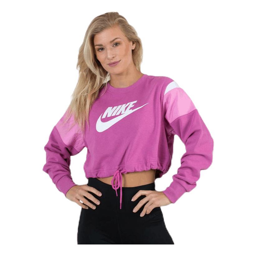 Nsw Heritage Crew Flc Sb Pink/White