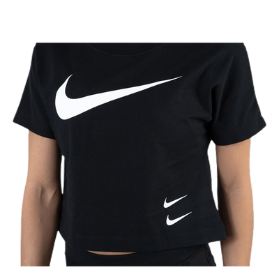 Nsw Swoosh Top Ss White/Black