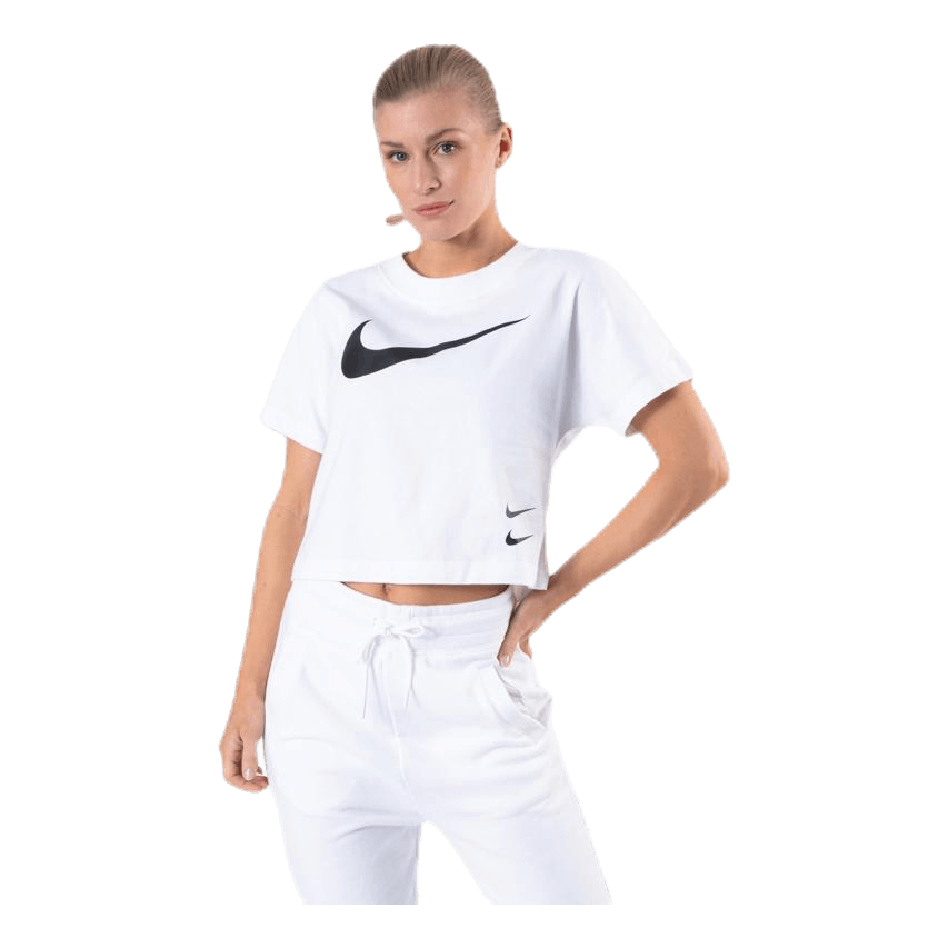 Nsw Swoosh Top Ss White/Black