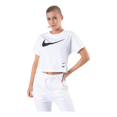 Nsw Swoosh Top Ss White/Black