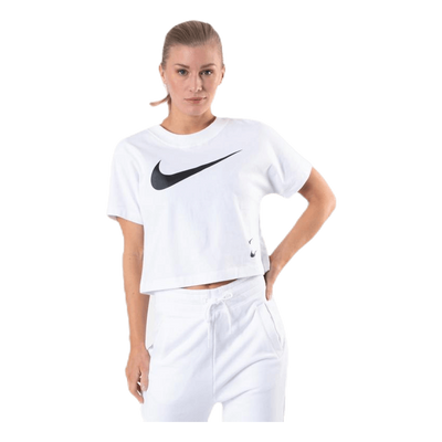 Nsw Swoosh Top Ss White/Black