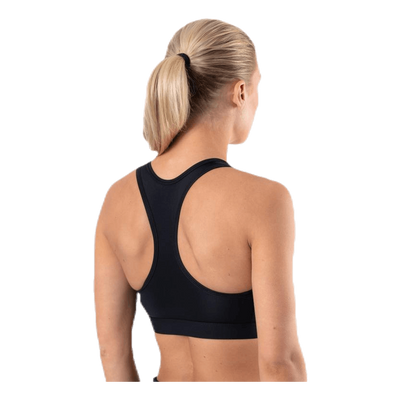 Dri-FIT Swoosh Women's Medium-Support Non-Padded Sports Bra BLACK/BLACK/WHITE