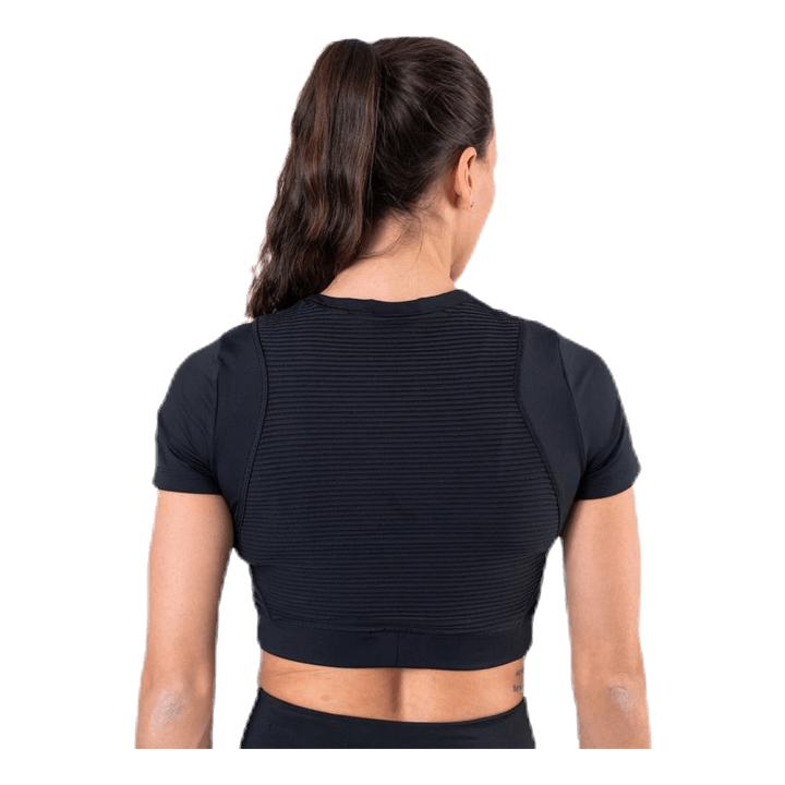 Aeroadpt SS Crop Top Black