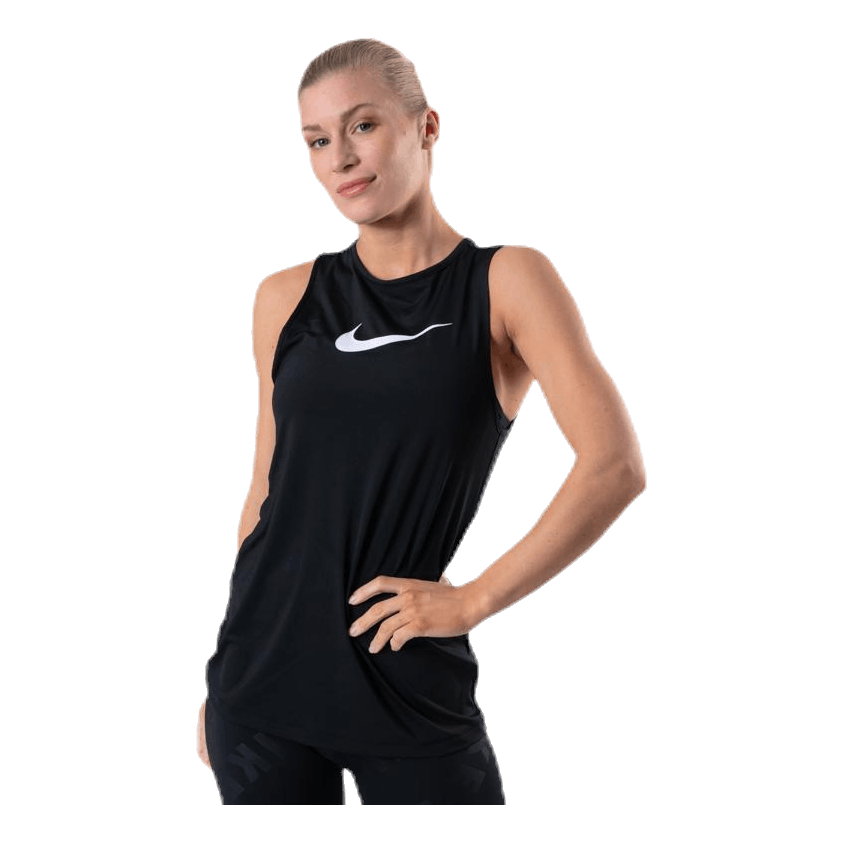 Essential Swoosh Tank White/Black