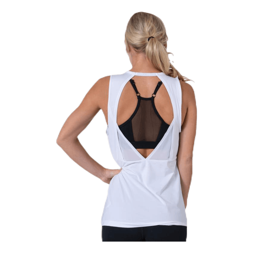 Essential Swoosh Tank White/Black