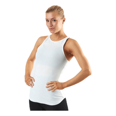 Yoga Luxe Rib Tank White