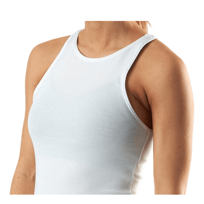 Yoga Luxe Rib Tank White
