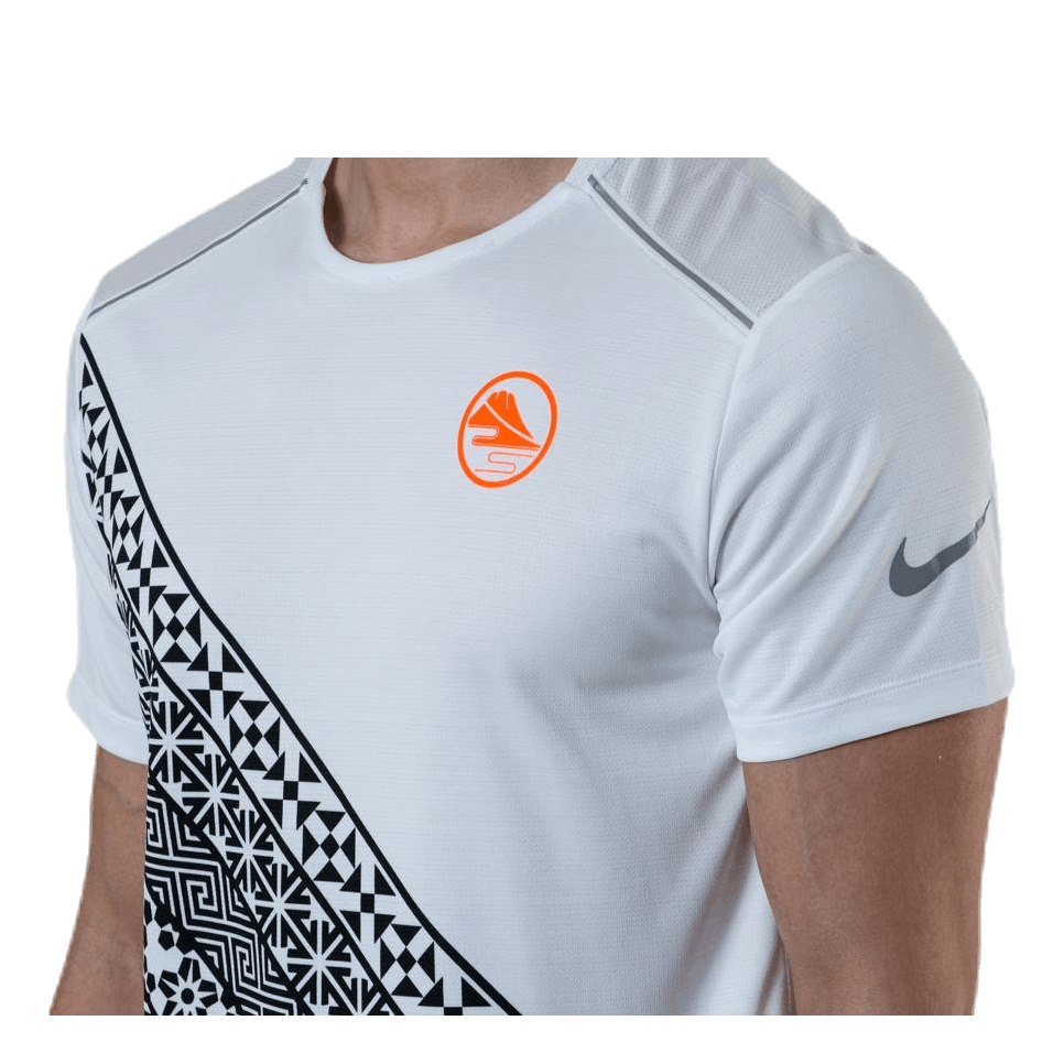 Dry-FIT Miler SS Ekiden White
