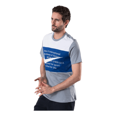 Nsw Swoosh Tee Ss Blue/Grey