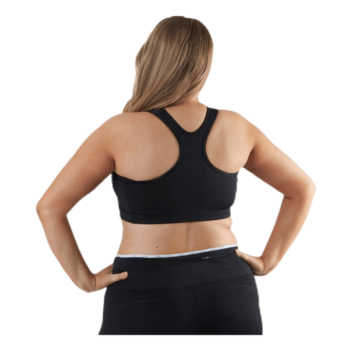 Swoosh Icon Clash Bra Plus White/Black