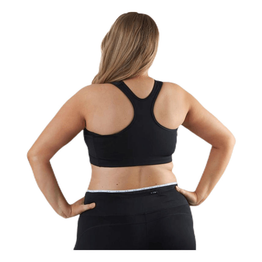 Swoosh Icon Clash Bra Plus White/Black