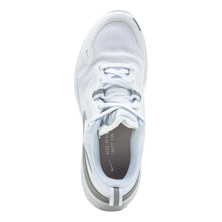 React Miler White/Silver