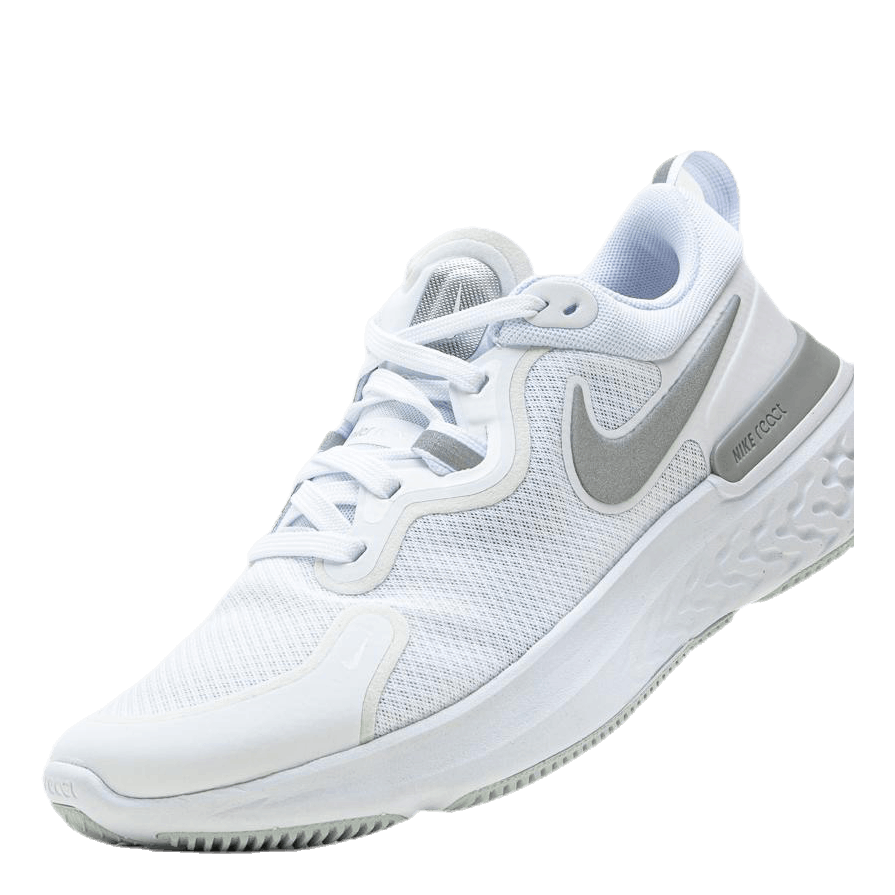 React Miler White/Silver