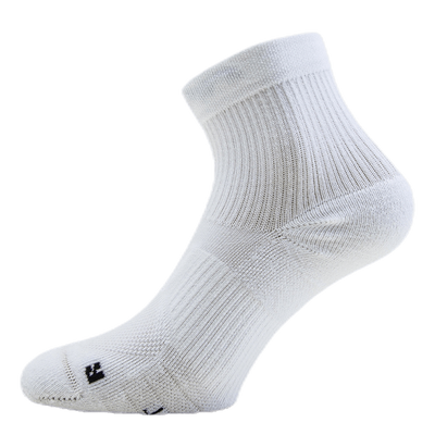 Multiplier Running Ankle Socks (2 Pair) WHITE/BLACK